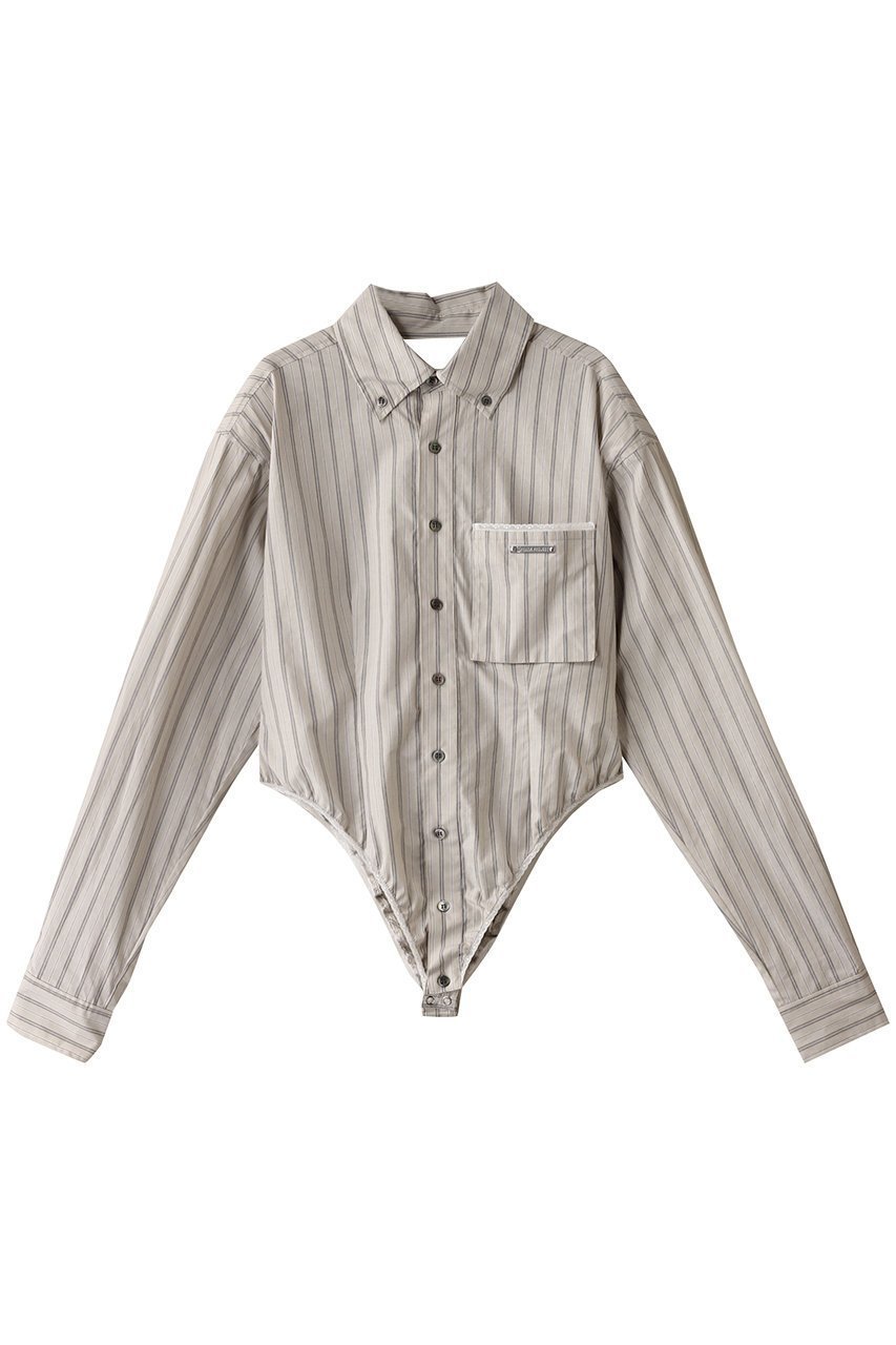 【プランク プロジェクト/PRANK PROJECT】のマルチファブリックボディースーツ / Multi Fabric Bodysuit 人気、トレンドファッション・服の通販 founy(ファニー) 　ファッション　Fashion　レディースファッション　Fashion for Women　トップス・カットソー　Cut & Sew Tops　シャツ・ブラウス・オフィスカジュアル　Elegant Blouses & Button-Ups　エレガント 上品　Elegant　カッティング　Cutting Detail　クラシカル　Classical, Vintage-Inspired　スリーブ　Sleeve, Long Sleeve / Short Sleeve　スーツ　Suit, Formalwear　ダウン　Down, Puffer　ミックス　Mix, Mixed Style　ランジェリー　Lingerie, Intimate Wear　レース　Lace, Lace Fabric　ロング　Long, Long-Length　 other-1|ID: prp329100004341869 ipo3291000000032871694