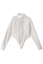 【プランク プロジェクト/PRANK PROJECT】のマルチファブリックボディースーツ / Multi Fabric Bodysuit 人気、トレンドファッション・服の通販 founy(ファニー) ファッション Fashion レディースファッション Fashion for Women トップス・カットソー Cut & Sew Tops シャツ・ブラウス・オフィスカジュアル Elegant Blouses & Button-Ups エレガント 上品 Elegant カッティング Cutting Detail クラシカル Classical, Vintage-Inspired スリーブ Sleeve, Long Sleeve / Short Sleeve スーツ Suit, Formalwear ダウン Down, Puffer ミックス Mix, Mixed Style ランジェリー Lingerie, Intimate Wear レース Lace, Lace Fabric ロング Long, Long-Length thumbnail WHT|ID: prp329100004341869 ipo3291000000032871717