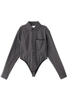 【プランク プロジェクト/PRANK PROJECT】のマルチファブリックボディースーツ / Multi Fabric Bodysuit BLK(ブラック)|ID: prp329100004341869 ipo3291000000035387299