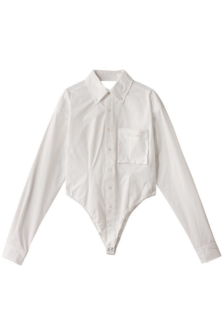 【プランク プロジェクト/PRANK PROJECT】のマルチファブリックボディースーツ / Multi Fabric Bodysuit インテリア・キッズ・メンズ・レディースファッション・服の通販 founy(ファニー) 　ファッション　Fashion　レディースファッション　Fashion for Women　トップス・カットソー　Cut & Sew Tops　シャツ・ブラウス・オフィスカジュアル　Elegant Blouses & Button-Ups　エレガント 上品　Elegant　カッティング　Cutting Detail　クラシカル　Classical, Vintage-Inspired　スリーブ　Sleeve, Long Sleeve / Short Sleeve　スーツ　Suit, Formalwear　ダウン　Down, Puffer　ミックス　Mix, Mixed Style　ランジェリー　Lingerie, Intimate Wear　レース　Lace, Lace Fabric　ロング　Long, Long-Length　WHT|ID: prp329100004341869 ipo3291000000035387303