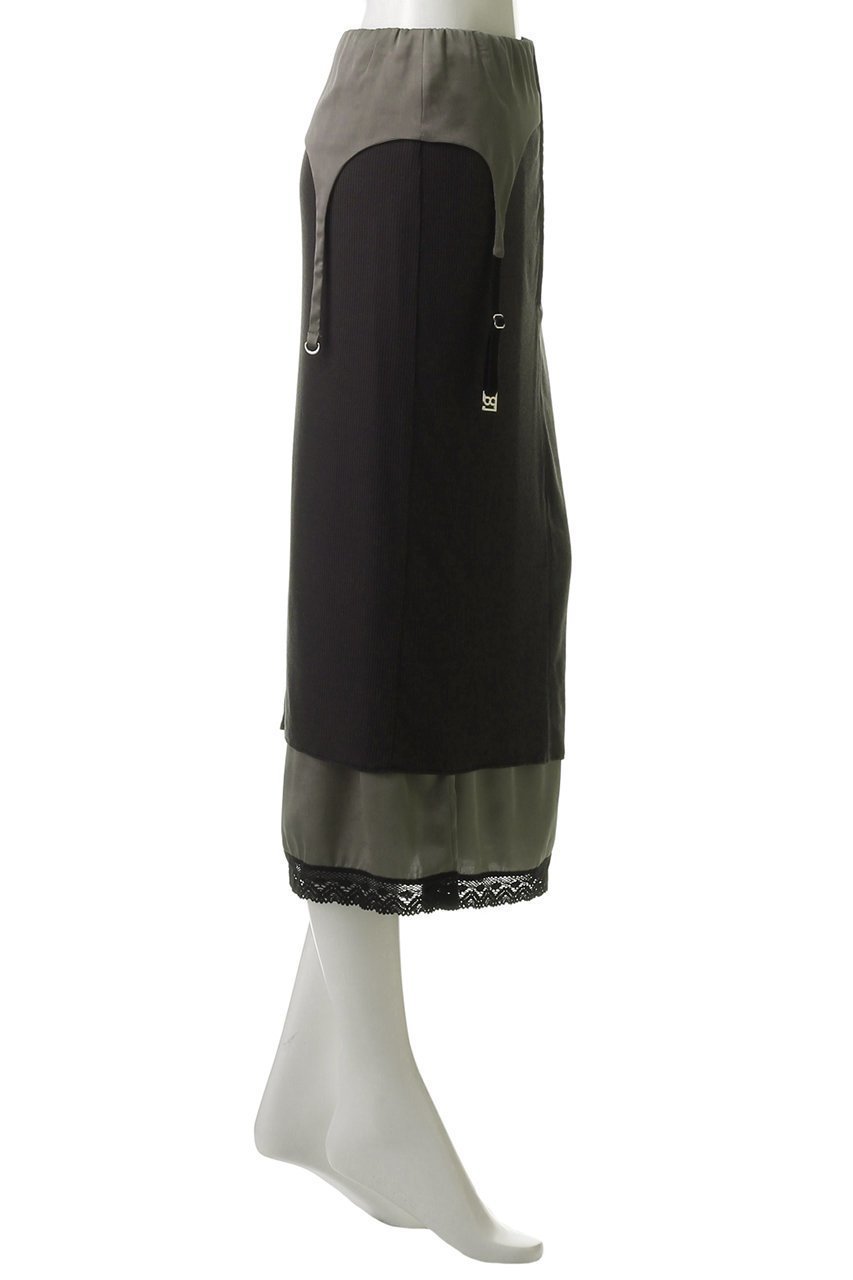 【プランク プロジェクト/PRANK PROJECT】のレイヤードランジェリースカート / Layered Lingerie Skirt 人気、トレンドファッション・服の通販 founy(ファニー) 　ファッション　Fashion　レディースファッション　Fashion for Women　スカート　Skirts　カットソー　Cut and Sewn Top　サテン　Satin, Glossy Fabric　スラックス　Slacks, Dress Pants　デニム　Denim, Jeans Material　トレンド　Trend, Trending Now　ペチコート　Petticoat, Underskirt　ランジェリー　Lingerie, Intimate Wear　ロング　Long, Long-Length　エレガント 上品　Elegant　今季　This Season, Current Season　other-3|ID: prp329100004341876 ipo3291000000035423829