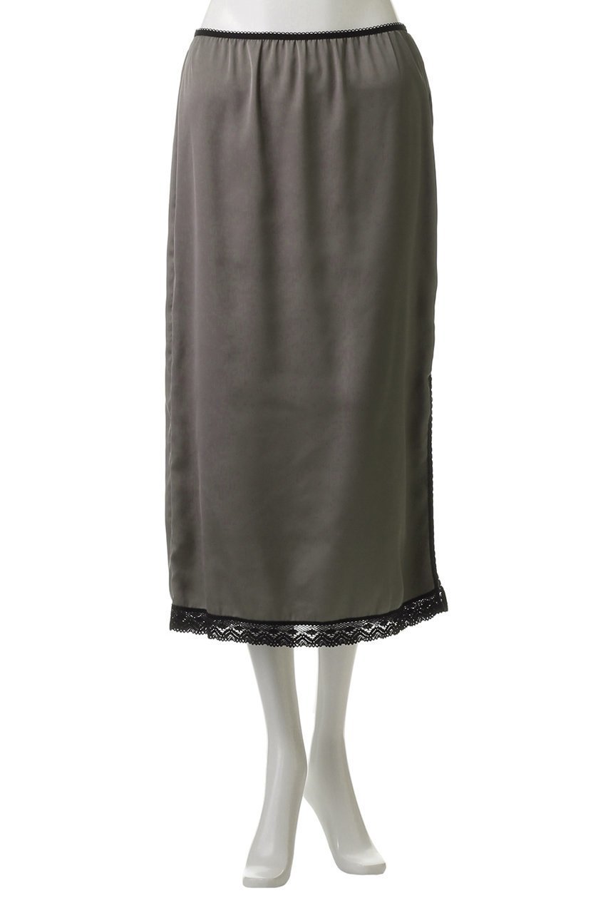 【プランク プロジェクト/PRANK PROJECT】のレイヤードランジェリースカート / Layered Lingerie Skirt 人気、トレンドファッション・服の通販 founy(ファニー) 　ファッション　Fashion　レディースファッション　Fashion for Women　スカート　Skirts　カットソー　Cut and Sewn Top　サテン　Satin, Glossy Fabric　スラックス　Slacks, Dress Pants　デニム　Denim, Jeans Material　トレンド　Trend, Trending Now　ペチコート　Petticoat, Underskirt　ランジェリー　Lingerie, Intimate Wear　ロング　Long, Long-Length　エレガント 上品　Elegant　今季　This Season, Current Season　other-7|ID: prp329100004341876 ipo3291000000036749898