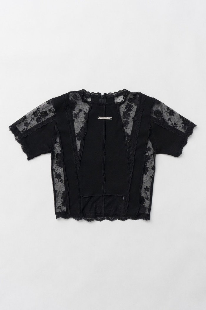【プランク プロジェクト/PRANK PROJECT】のレース&リブトップ / Lace & Rib Top インテリア・キッズ・メンズ・レディースファッション・服の通販 founy(ファニー) https://founy.com/ ファッション Fashion レディースファッション WOMEN トップス・カットソー Tops/Tshirt シャツ/ブラウス Shirts/Blouses ロング / Tシャツ T-Shirts カットソー Cut and Sewn インナー Inner コンパクト Compact ショート Short ストレッチ Stretch スリーブ Sleeve トリミング Trimming ドッキング Docking レース Race 切替 Switching |ID: prp329100004341877 ipo3291000000030295057