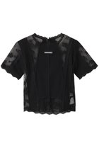 【プランク プロジェクト/PRANK PROJECT】のレース&リブトップ / Lace & Rib Top BLK(ブラック)|ID: prp329100004341877 ipo3291000000035343353