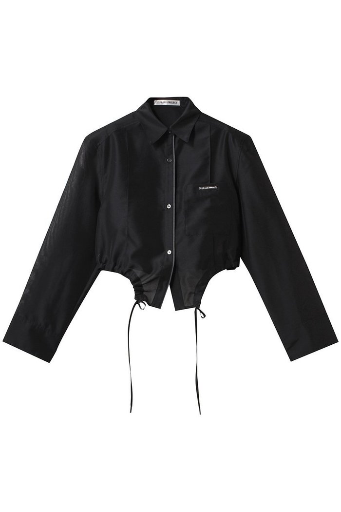 【プランク プロジェクト/PRANK PROJECT】のピンタックショートシャツ / Pintuck Short Shirt インテリア・キッズ・メンズ・レディースファッション・服の通販 founy(ファニー) https://founy.com/ ファッション Fashion レディースファッション Fashion for Women トップス・カットソー Cut & Sew Tops シャツ・ブラウス・オフィスカジュアル Elegant Blouses & Button-Ups ロングTシャツ・Tシャツ Longline T-Shirts & Tees オーガンジー Organza Fabric ショルダー Shoulder, Shoulder Strap ショート Short, Short Length ストライプ Stripe, Striped Pattern スリーブ Sleeve, Long Sleeve / Short Sleeve セットアップ Set-Up, Coordinated Outfit ダウン Down, Puffer デニム Denim, Jeans Material フォルム Silhouette, Form マニッシュ Mannish, Boyish ラウンド Round, Round Neck ロング Long, Long-Length |ID: prp329100004341882 ipo3291000000035063208