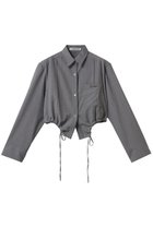 【プランク プロジェクト/PRANK PROJECT】のピンタックショートシャツ / Pintuck Short Shirt GRY(グレー)|ID: prp329100004341882 ipo3291000000035063211