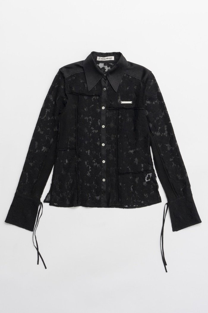 【プランク プロジェクト/PRANK PROJECT】のパネルレースシャツ / Panel Lace Shirt インテリア・キッズ・メンズ・レディースファッション・服の通販 founy(ファニー) https://founy.com/ ファッション Fashion レディースファッション WOMEN トップス・カットソー Tops/Tshirt シャツ/ブラウス Shirts/Blouses カフス Cuffs サテン Satin スリム Slim スリーブ Sleeve デニム Denim ハーフ Half レース Race ロング Long |ID: prp329100004341885 ipo3291000000030295081