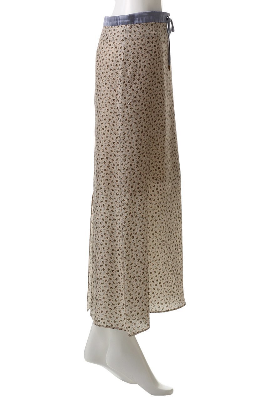 【ルール ロジェット/leur logette】のチェリーローズキュプラプリントスカート 人気、トレンドファッション・服の通販 founy(ファニー) 　ファッション　Fashion　レディースファッション　Fashion for Women　スカート　Skirts　ロングスカート　Long Skirts / Maxi & Midi Skirts　なめらか　Smooth, Silky Texture　キュプラ　Cupro, Eco Fabric　プリント　Print, Printed Pattern　ボトム　Bottoms, Lower Wear　ロング　Long, Long-Length　other-3|ID: prp329100004341890 ipo3291000000034958301