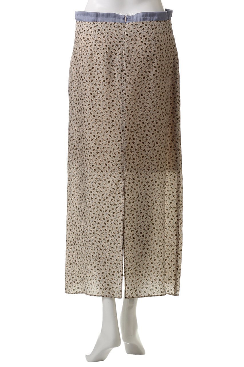 【ルール ロジェット/leur logette】のチェリーローズキュプラプリントスカート 人気、トレンドファッション・服の通販 founy(ファニー) 　ファッション　Fashion　レディースファッション　Fashion for Women　スカート　Skirts　ロングスカート　Long Skirts / Maxi & Midi Skirts　なめらか　Smooth, Silky Texture　キュプラ　Cupro, Eco Fabric　プリント　Print, Printed Pattern　ボトム　Bottoms, Lower Wear　ロング　Long, Long-Length　other-4|ID: prp329100004341890 ipo3291000000034958302