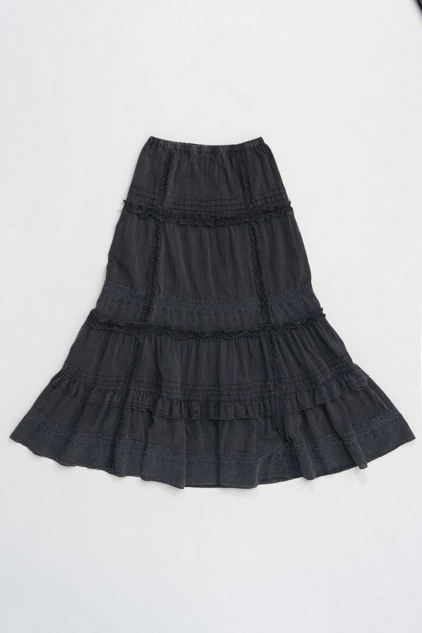 【プランク プロジェクト/PRANK PROJECT】のピグメントコットンレースマキシスカート / Pigment Cotton Lace Maxi Skirt 人気、トレンドファッション・服の通販 founy(ファニー) 　ファッション　Fashion　レディースファッション　WOMEN　スカート　Skirt　ロングスカート　Long Skirt　シューズ　Shoes　ジャケット　Jacket　セットアップ　Set Up　フリル　Frills　マキシ　Maxi　レース　Race　ロング　Long　今季　This Season　other-4|ID: prp329100004341892 ipo3291000000031355946