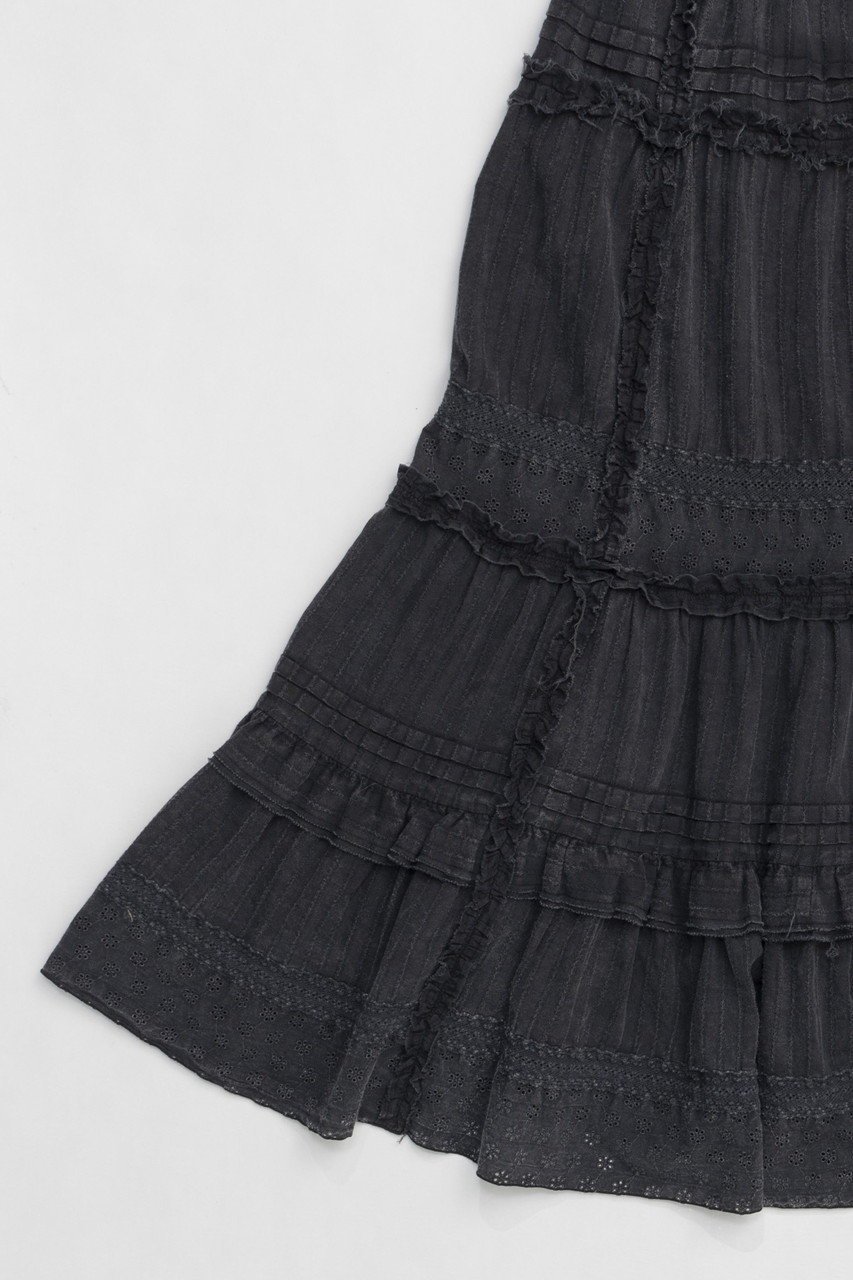 【プランク プロジェクト/PRANK PROJECT】のピグメントコットンレースマキシスカート / Pigment Cotton Lace Maxi Skirt 人気、トレンドファッション・服の通販 founy(ファニー)  ファッション Fashion レディースファッション Fashion for Women スカート Skirts ロングスカート Long Skirts / Maxi & Midi Skirts シューズ Shoes, Footwear ジャケット Jacket, Outerwear セットアップ Set-Up, Coordinated Outfit フリル Frill, Ruffle マキシ Maxi, Full Length レース Lace, Lace Fabric ロング Long, Long-Length 今季 This Season, Current Season other-3|ID: prp329100004341892 ipo3291000000032824647