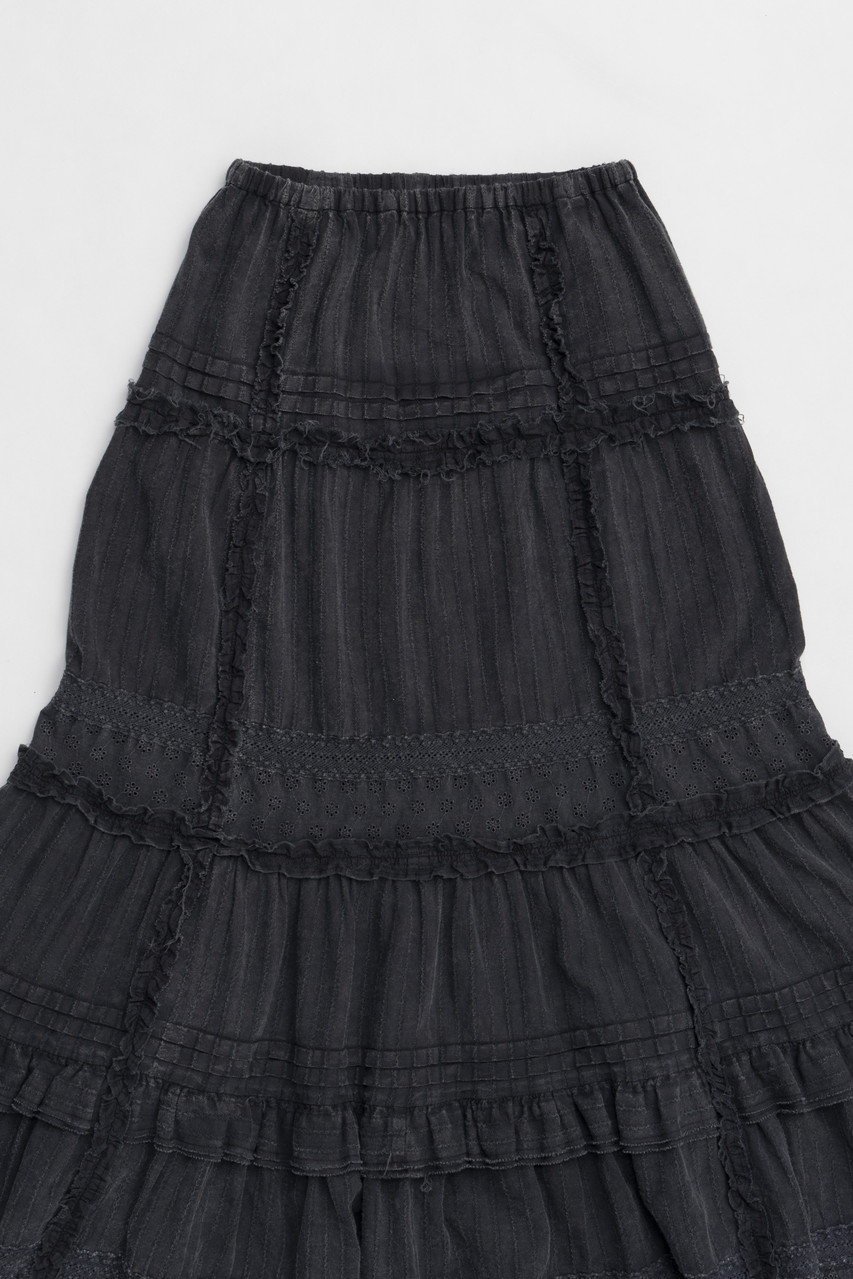 【プランク プロジェクト/PRANK PROJECT】のピグメントコットンレースマキシスカート / Pigment Cotton Lace Maxi Skirt 人気、トレンドファッション・服の通販 founy(ファニー) ファッション Fashion レディースファッション Fashion for Women スカート Skirts ロングスカート Long Skirts / Maxi & Midi Skirts シューズ Shoes, Footwear ジャケット Jacket, Outerwear セットアップ Set-Up, Coordinated Outfit フリル Frill, Ruffle マキシ Maxi, Full Length レース Lace, Lace Fabric ロング Long, Long-Length 今季 This Season, Current Season other-2|ID: prp329100004341892 ipo3291000000035492062