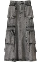 【プランク プロジェクト/PRANK PROJECT】のポケットデニムセミフレアスカート / Pocket Denim Semi Flare Skirt GRY(グレー)|ID: prp329100004341894 ipo3291000000032825366