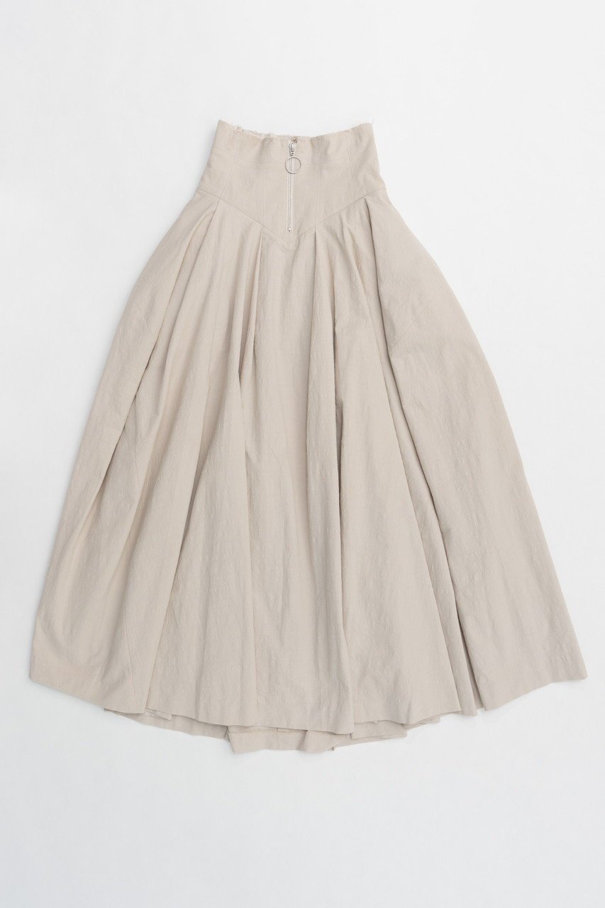 【プランク プロジェクト/PRANK PROJECT】のワッシャーボリュームコクーンスカート / Washer Volume Cocoon Skirt インテリア・キッズ・メンズ・レディースファッション・服の通販 founy(ファニー) 　ファッション　Fashion　レディースファッション　Fashion for Women　スカート　Skirts　ロングスカート　Long Skirts / Maxi & Midi Skirts　コンパクト　Compact, Small Size　ロング　Long, Long-Length　IVR(アイボリー)|ID: prp329100004341895 ipo3291000000032826173