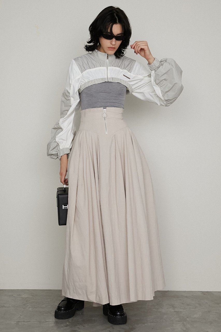 【プランク プロジェクト/PRANK PROJECT】のワッシャーボリュームコクーンスカート / Washer Volume Cocoon Skirt 人気、トレンドファッション・服の通販 founy(ファニー) 　ファッション　Fashion　レディースファッション　Fashion for Women　スカート　Skirts　ロングスカート　Long Skirts / Maxi & Midi Skirts　コンパクト　Compact, Small Size　ロング　Long, Long-Length　other-2|ID: prp329100004341895 ipo3291000000032826174