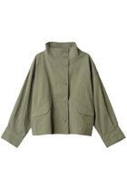 【ローズバッド/ROSE BUD】のミリタリージャケット 人気、トレンドファッション・服の通販 founy(ファニー) ファッション Fashion レディースファッション WOMEN アウター Coat Outerwear ジャケット Jackets 2025年 2025 2025春夏・S/S Ss,Spring/Summer,2025 ジャケット Jacket スリーブ Sleeve デニム Denim ハイネック High Neck プリーツ Pleats ミリタリー Military レース Race ワーク Work 夏 Summer 春 Spring S/S・春夏 Ss・Spring/Summer thumbnail カーキ|ID: prp329100004341899 ipo3291000000030295123