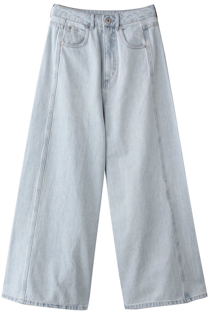 【ランバン オン ブルー/LANVIN en Bleu】のボリュームワイドデニムパンツ インテリア・キッズ・メンズ・レディースファッション・服の通販 founy(ファニー) https://founy.com/ ファッション Fashion レディースファッション WOMEN パンツ Pants デニムパンツ Denim Pants おすすめ Recommend コンパクト Compact デニム Denim トレンド Trend フロント Front リブニット Rib Knit ワイド Wide |ID: prp329100004341916 ipo3291000000030295179