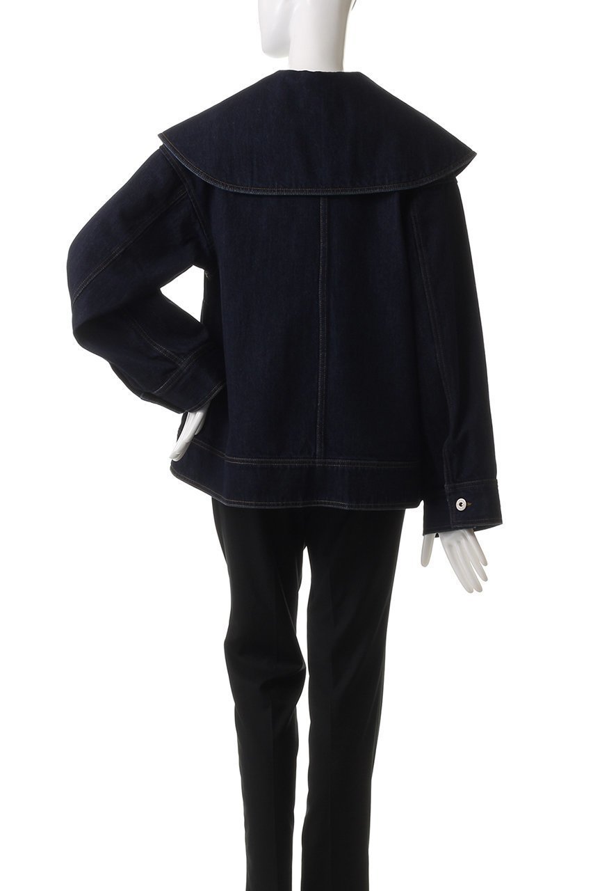 【ランバン オン ブルー/LANVIN en Bleu】のビッグカラーデニムジャケット 人気、トレンドファッション・服の通販 founy(ファニー) 　ファッション　Fashion　レディースファッション　Fashion for Women　アウター　Coat / Outerwear Collection　レディースジャケット・軽アウター　Jackets　デニムジャケット / カジュアルアウター　Denim Jackets　ジャケット　Jacket, Outerwear　デニム　Denim, Jeans Material　トレンド　Trend, Trending Now　ビッグ　Big, Oversized　フロント　Front, Front Design　other-4|ID: prp329100004341917 ipo3291000000032924474