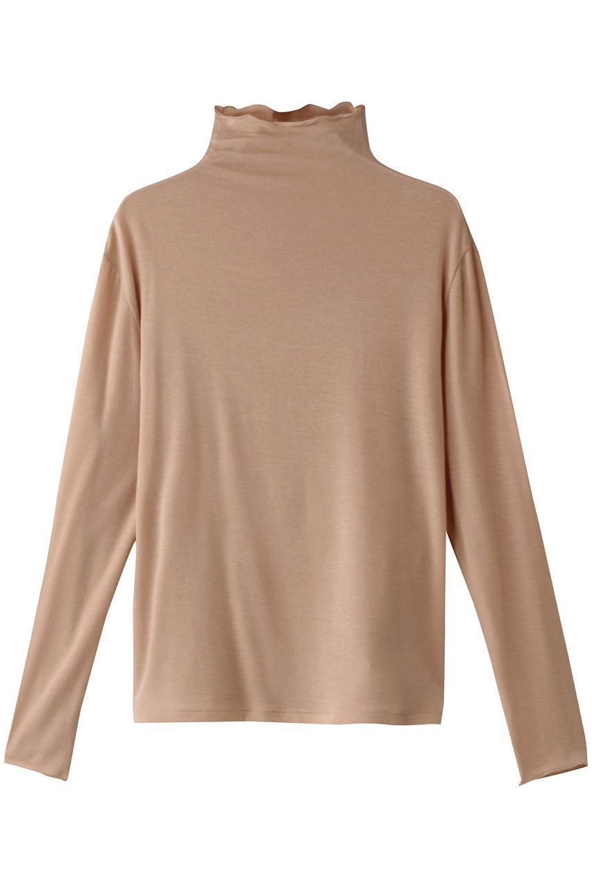 【マルティニーク/martinique】のリヨセルカシミアボトルネックプルオーバー インテリア・キッズ・メンズ・レディースファッション・服の通販 founy(ファニー) 　ファッション　Fashion　レディースファッション　Fashion for Women　トップス・カットソー　Cut & Sew Tops　シャツ・ブラウス・オフィスカジュアル　Elegant Blouses & Button-Ups　ロングTシャツ・Tシャツ　Longline T-Shirts & Tees　カジュアルプルオーバー・ニットトップス　Pullovers & Knit Tops / Casual Pullovers　カットソー・ベーシックTシャツ　Cut-and-Sewn Tops / Stretch Tees & Basics　なめらか　Smooth, Silky Texture　インナー　Innerwear　シンプル　Simple, Minimal　スリーブ　Sleeve, Long Sleeve / Short Sleeve　ボトルネック　Bottle Neck, Mock Neck　ロング　Long, Long-Length　再入荷　Restock / Back in Stock　ピンク|ID: prp329100004341924 ipo3291000000035041142