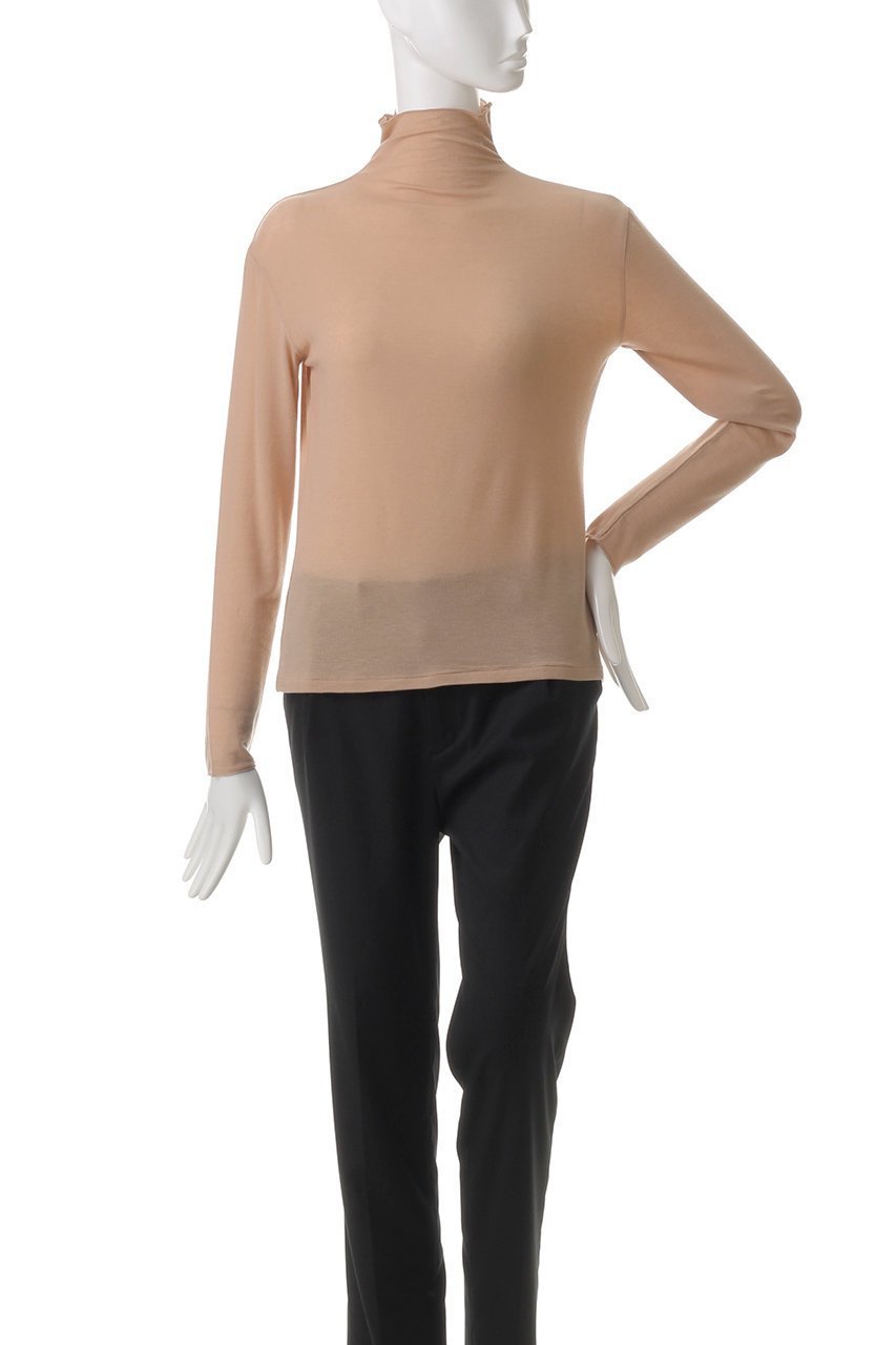 【マルティニーク/martinique】のリヨセルカシミアボトルネックプルオーバー 人気、トレンドファッション・服の通販 founy(ファニー) 　ファッション　Fashion　レディースファッション　Fashion for Women　トップス・カットソー　Cut & Sew Tops　シャツ・ブラウス・オフィスカジュアル　Elegant Blouses & Button-Ups　ロングTシャツ・Tシャツ　Longline T-Shirts & Tees　カジュアルプルオーバー・ニットトップス　Pullovers & Knit Tops / Casual Pullovers　カットソー・ベーシックTシャツ　Cut-and-Sewn Tops / Stretch Tees & Basics　なめらか　Smooth, Silky Texture　インナー　Innerwear　シンプル　Simple, Minimal　スリーブ　Sleeve, Long Sleeve / Short Sleeve　ボトルネック　Bottle Neck, Mock Neck　ロング　Long, Long-Length　再入荷　Restock / Back in Stock　other-2|ID: prp329100004341924 ipo3291000000035041144