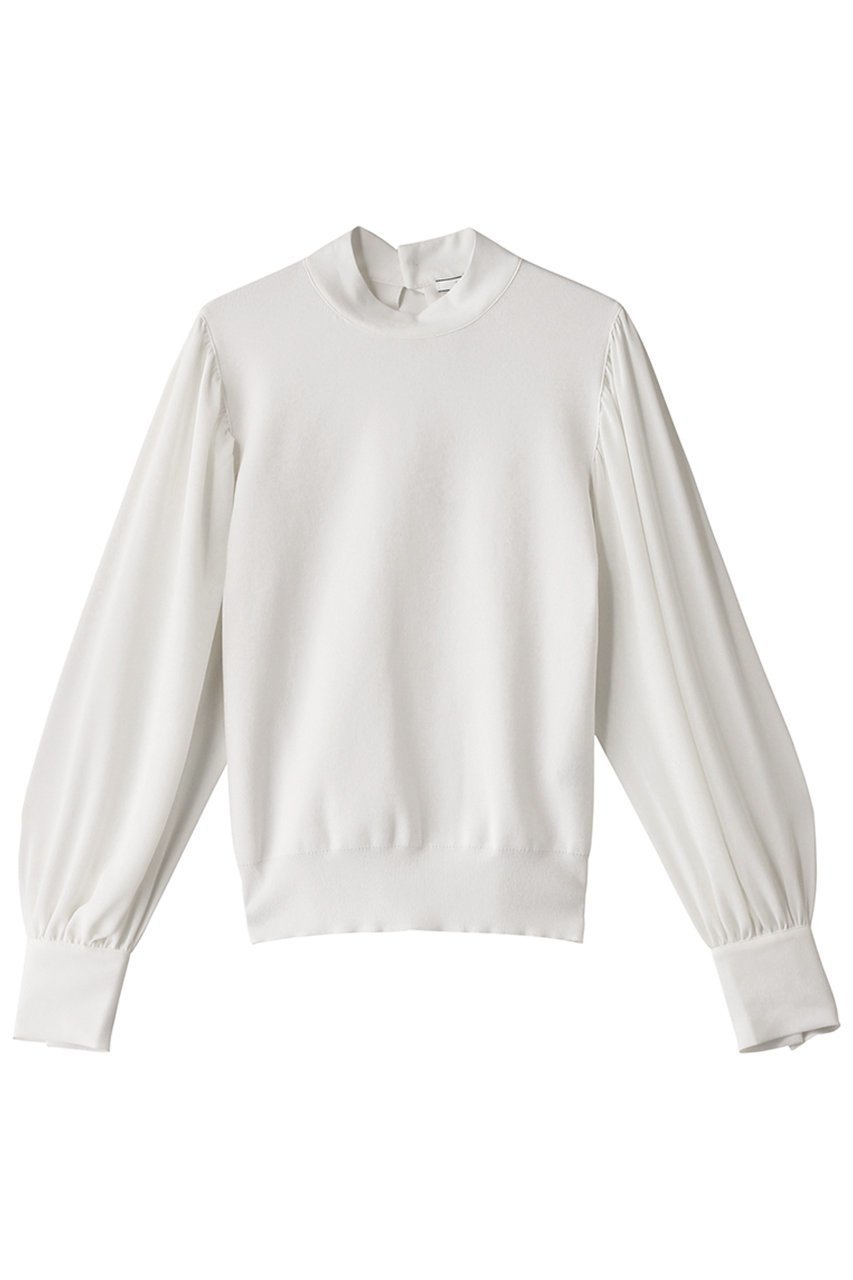 【ベイジ,/BEIGE,】のPROTEA(プロテア)/ニット 人気、トレンドファッション・服の通販 founy(ファニー) 　ファッション　Fashion　レディースファッション　Fashion for Women　トップス・カットソー　Cut & Sew Tops　ニット　Knit Tops & Sweaters　カジュアルプルオーバー・ニットトップス　Pullovers & Knit Tops / Casual Pullovers　オケージョン　Occasion Wear　ギャザー　Gathered, Ruffled　シアー　Sheer, See-Through　スリーブ　Sleeve, Long Sleeve / Short Sleeve　フェミニン　Feminine, Girly　リュクス　Luxury, Elegant, High-End, Chic　 other-1|ID: prp329100004341927 ipo3291000000032956764