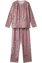 【イクコ/IKUKO】のスムース花柄プリント 全開パジャマ 人気、トレンドファッション・服の通販 founy(ファニー) ファッション Fashion レディースファッション Fashion for Women ギャザー Gathered, Ruffled パジャマ Pajamas, Sleepwear フェミニン Feminine, Girly プリント Print, Printed Pattern thumbnail ピンク|ID: prp329100004341934 ipo3291000000032833949