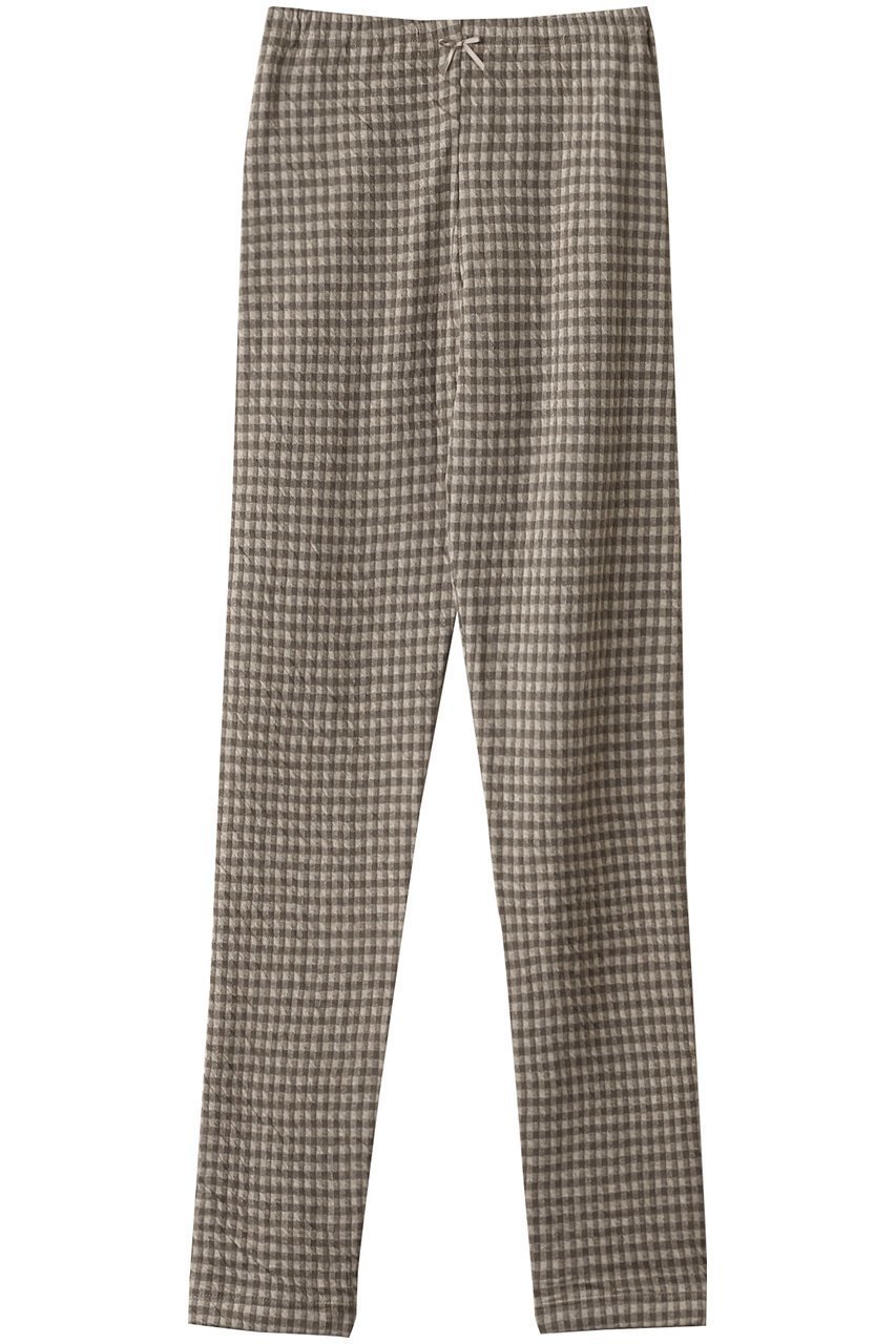 【イクコ/IKUKO】の接結チェックニット レギンス 人気、トレンドファッション・服の通販 founy(ファニー) 　ファッション　Fashion　レディースファッション　Fashion for Women　パンツ　Pants & Trousers　レギンス　Leggings & Stretch Pants　チェック　Check, Plaid, Tartan　チュニック　Tunic, Long Top　パジャマ　Pajamas, Sleepwear　フィット　Fit, Slim Fit　リラックス　Relax, Relaxed Fit　レギンス　Leggings, Stretch Pants　長袖　Long Sleeve, Full Sleeve　 other-1|ID: prp329100004341938 ipo3291000000032833973