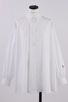 【ナゴンスタンス/nagonstans】のT/Cブロード ワイドフレア SH/シャツ 人気、トレンドファッション・服の通販 founy(ファニー) ファッション Fashion レディースファッション Fashion for Women トップス・カットソー Cut & Sew Tops シャツ・ブラウス・オフィスカジュアル Elegant Blouses & Button-Ups スリーブ Sleeve, Long Sleeve / Short Sleeve ドレープ Drape, Draping Fabric フレア Flare, Flared ブロード Broadcloth, Fine Cotton ロング Long, Long-Length ワイド Wide, Wide Fit thumbnail Salt|ID: prp329100004341940 ipo3291000000035474665