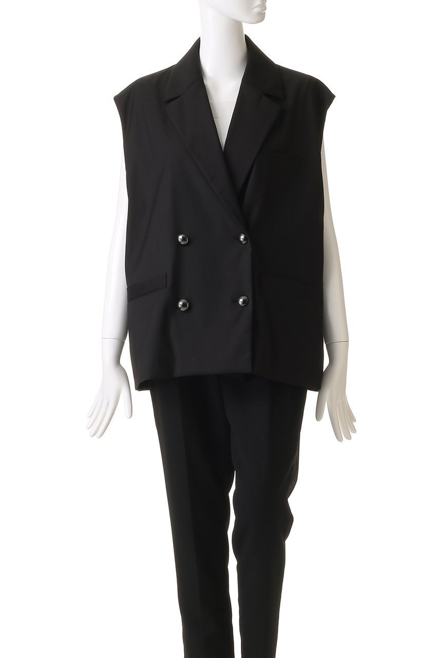 【リムアーク/RIM.ARK】のPreppy style vest/ベスト 人気、トレンドファッション・服の通販 founy(ファニー) 　ファッション　Fashion　レディースファッション　WOMEN　アウター　Coat Outerwear　ジャケット　Jackets　おすすめ　Recommend　ジャケット　Jacket　スーツ　Suit　セットアップ　Set Up　ベスト　Vest　メタル　Metal　other-2|ID: prp329100004342877 ipo3291000000032377054