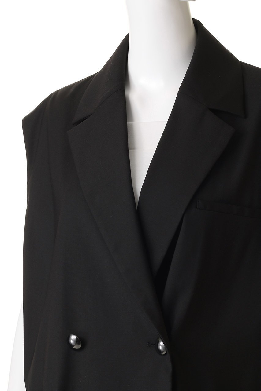 【リムアーク/RIM.ARK】のPreppy style vest/ベスト 人気、トレンドファッション・服の通販 founy(ファニー) 　ファッション　Fashion　レディースファッション　WOMEN　アウター　Coat Outerwear　ジャケット　Jackets　おすすめ　Recommend　ジャケット　Jacket　スーツ　Suit　セットアップ　Set Up　ベスト　Vest　メタル　Metal　other-5|ID: prp329100004342877 ipo3291000000032377057