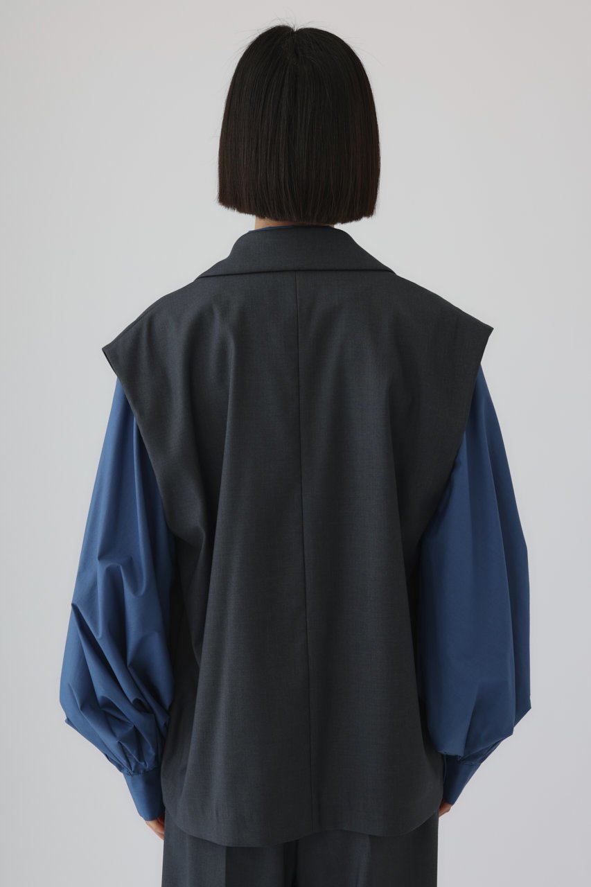 【リムアーク/RIM.ARK】のPreppy style vest/ベスト 人気、トレンドファッション・服の通販 founy(ファニー) 　ファッション　Fashion　レディースファッション　WOMEN　アウター　Coat Outerwear　ジャケット　Jackets　おすすめ　Recommend　ジャケット　Jacket　スーツ　Suit　セットアップ　Set Up　ベスト　Vest　メタル　Metal　other-8|ID: prp329100004342877 ipo3291000000032377060