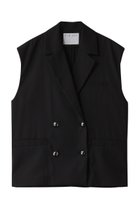 【リムアーク/RIM.ARK】のPreppy style vest/ベスト 人気、トレンドファッション・服の通販 founy(ファニー) ファッション Fashion レディースファッション Fashion for Women アウター Coat / Outerwear Collection レディースジャケット・軽アウター Jackets おすすめ Recommended / Our Picks ジャケット Jacket, Outerwear スーツ Suit, Formalwear セットアップ Set-Up, Coordinated Outfit ベスト Vest, Waistcoat メタル Metal, Metal Parts thumbnail ブラック|ID: prp329100004342877 ipo3291000000034969800