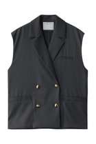 【リムアーク/RIM.ARK】のPreppy style vest/ベスト 人気、トレンドファッション・服の通販 founy(ファニー) ファッション Fashion レディースファッション Fashion for Women アウター Coat / Outerwear Collection レディースジャケット・軽アウター Jackets おすすめ Recommended / Our Picks ジャケット Jacket, Outerwear スーツ Suit, Formalwear セットアップ Set-Up, Coordinated Outfit ベスト Vest, Waistcoat メタル Metal, Metal Parts thumbnail チャコールグレー|ID: prp329100004342877 ipo3291000000034969801