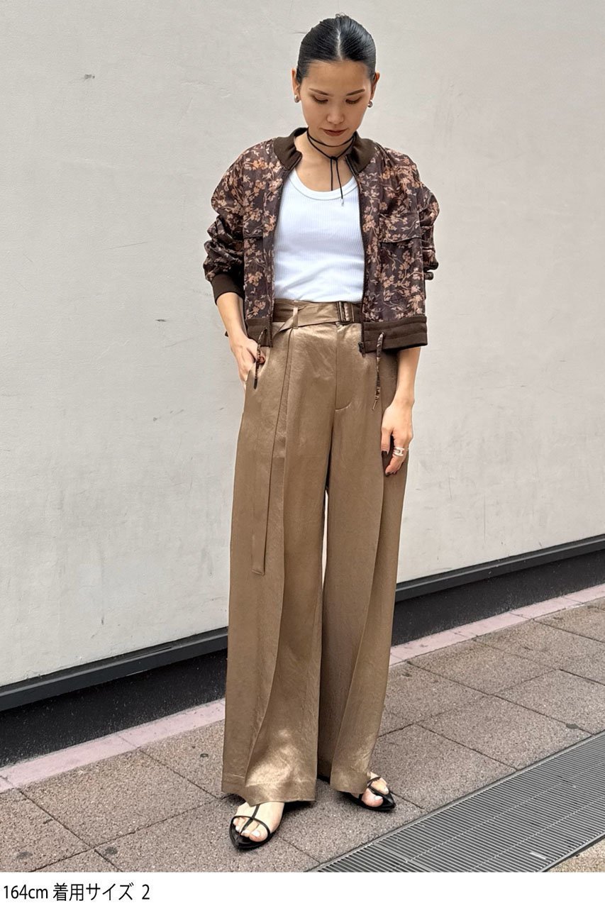 【スタニングルアー/STUNNING LURE】のベルテッドストレートパンツ 人気、トレンドファッション・服の通販 founy(ファニー) 　ファッション　Fashion　レディースファッション　Fashion for Women　パンツ　Pants & Trousers　シンプル　Simple, Minimal　ストレート　Straight, Straight Cut　other-7|ID: prp329100004342883 ipo3291000000032907498