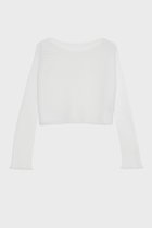 【スタニングルアー/STUNNING LURE】のrシアーリブニットトップス ホワイト|ID: prp329100004342886 ipo3291000000035066033