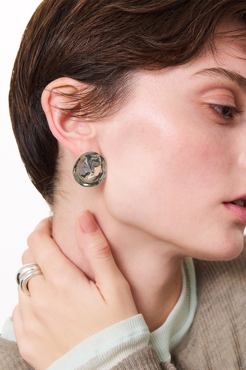 【スタニングルアー/STUNNING LURE】のripple round Earrings/ピアス 人気、トレンドファッション・服の通販 founy(ファニー) 　ファッション　Fashion　レディースファッション　Fashion for Women　ジュエリー　Jewelry　ファッションリング　Fashion Rings　イヤリング・フープ・ドロップタイプ　Hoop, Drop & Clip Earrings　イヤリング　Earrings　シンプル　Simple, Minimal　other-6|ID: prp329100004342888 ipo3291000000033498947