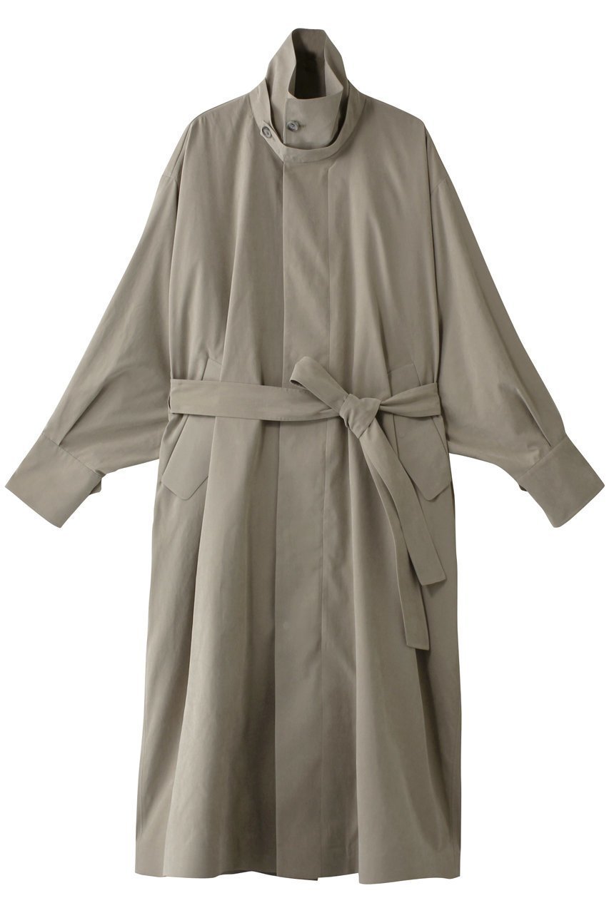 【スタニングルアー/STUNNING LURE】のrピーチブラッシュドオーバーコート インテリア・キッズ・メンズ・レディースファッション・服の通販 founy(ファニー) 　ファッション　Fashion　レディースファッション　Fashion for Women　アウター　Coat / Outerwear Collection　コート・ロングコート・ピーコート　Long Coats, Peacoats & More　なめらか　Smooth, Silky Texture　シルク　Silk, 100% Silk　ピーチ　Peach, Soft Touch　リラックス　Relax, Relaxed Fit　ロング　Long, Long-Length　ヴィンテージ　Vintage Style　エレガント 上品　Elegant　ライトカーキ|ID: prp329100004342892 ipo3291000000035824506