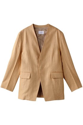 【スタニングルアー/STUNNING LURE】 rリネンシングルカラーレスジャケット人気、トレンドファッション・服の通販 founy(ファニー) ファッション Fashion レディースファッション Ladies' Fashion Online アウター Coat Outerwear ジャケット Jackets ジャケット Jacket ネップ Nep Yarn リネン Linen 再入荷 Restock/Back In Stock/Re Arrival |ID:prp329100004342893