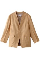 【スタニングルアー/STUNNING LURE】のrリネンシングルカラーレスジャケット 人気、トレンドファッション・服の通販 founy(ファニー) ファッション Fashion レディースファッション Ladies' Fashion Online アウター Coat Outerwear ジャケット Jackets ジャケット Jacket ネップ Nep Yarn リネン Linen 再入荷 Restock/Back In Stock/Re Arrival thumbnail オレンジ|ID: prp329100004342893 ipo3291000000032685038