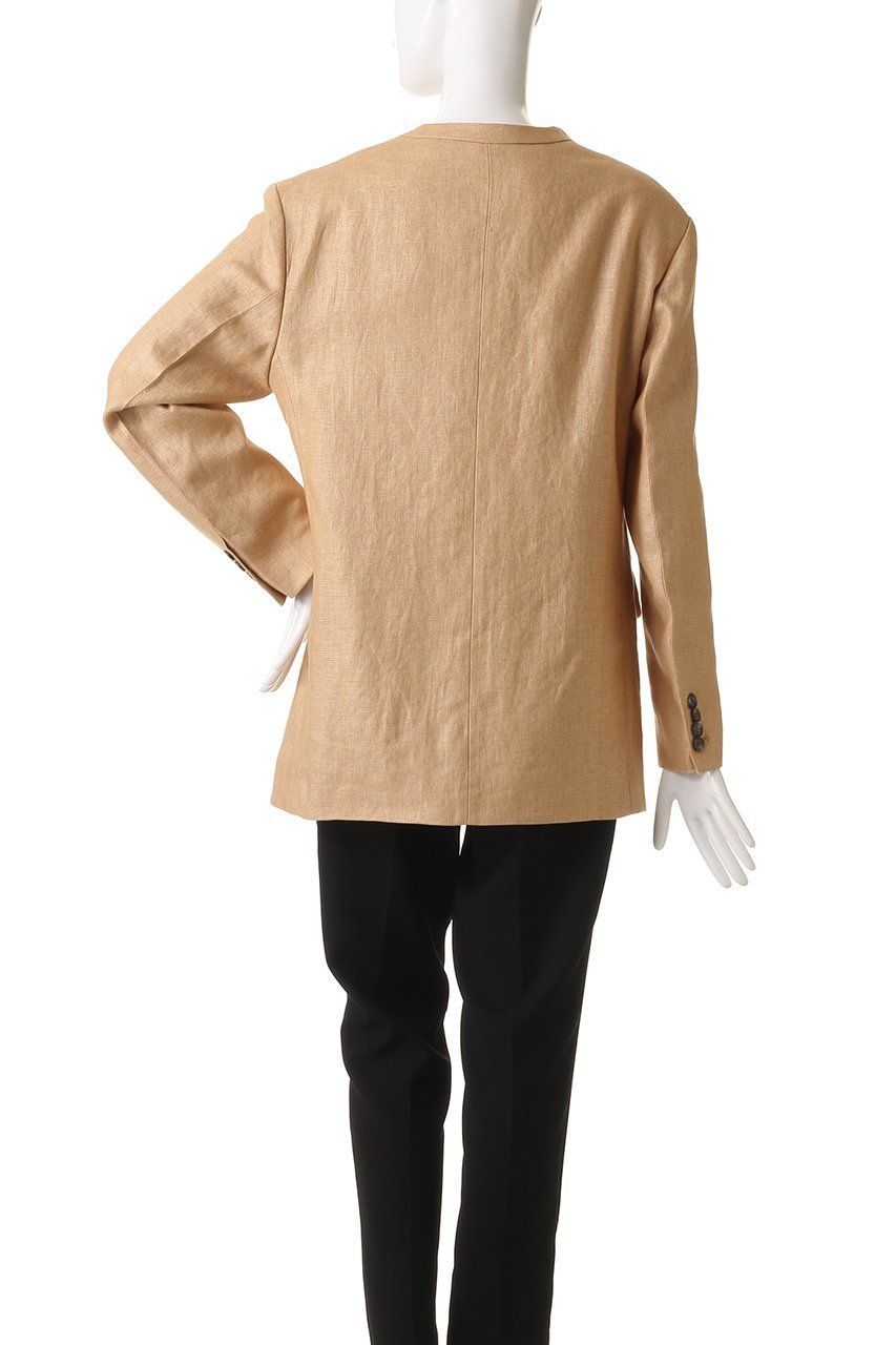 【スタニングルアー/STUNNING LURE】のrリネンシングルカラーレスジャケット 人気、トレンドファッション・服の通販 founy(ファニー) 　ファッション　Fashion　レディースファッション　Ladies' Fashion Online　アウター　Coat Outerwear　ジャケット　Jackets　ジャケット　Jacket　ネップ　Nep Yarn　リネン　Linen　再入荷　Restock/Back In Stock/Re Arrival　other-4|ID: prp329100004342893 ipo3291000000032685043