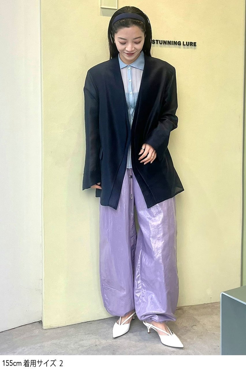 【スタニングルアー/STUNNING LURE】のrグロッシーボリュームパンツ 人気、トレンドファッション・服の通販 founy(ファニー) 　ファッション　Fashion　レディースファッション　Fashion for Women　パンツ　Pants & Trousers　other-7|ID: prp329100004342894 ipo3291000000032928158