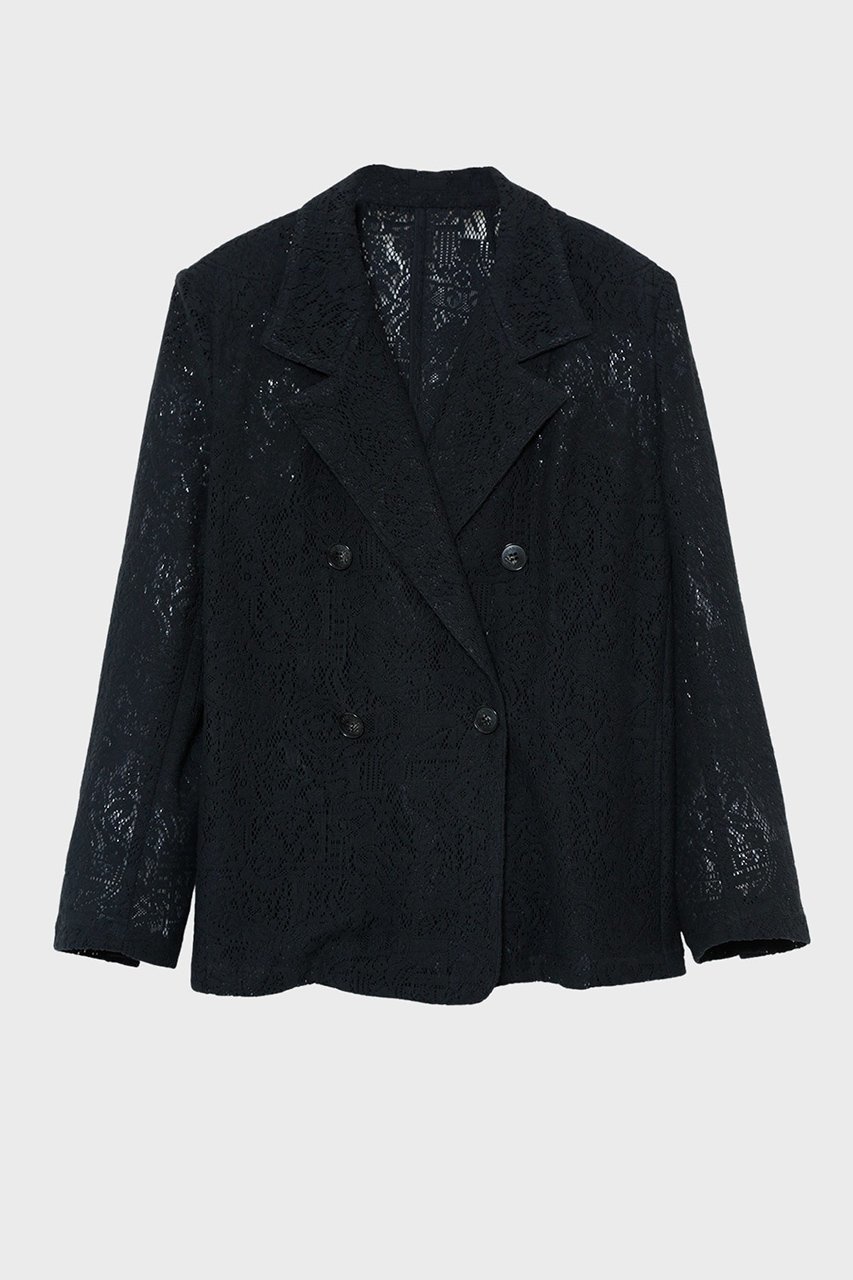 【スタニングルアー/STUNNING LURE】の【Waltz】レースジャケット インテリア・キッズ・メンズ・レディースファッション・服の通販 founy(ファニー) 　ファッション　Fashion　レディースファッション　Fashion for Women　アウター　Coat / Outerwear Collection　レディースジャケット・軽アウター　Jackets　クラシック　Classic, Timeless Style　ジャケット　Jacket, Outerwear　ダブル　Double, Double-Breasted　フォルム　Silhouette, Form　モダン　Modern, Contemporary　リラックス　Relax, Relaxed Fit　レース　Lace, Lace Fabric　ブラック|ID: prp329100004342895 ipo3291000000032966295