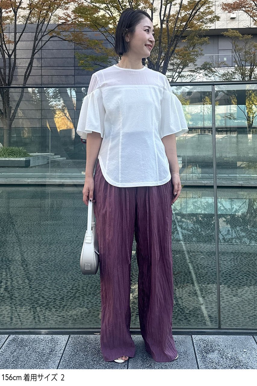【スタニングルアー/STUNNING LURE】の【Waltz】ギャザーワイドパンツ 人気、トレンドファッション・服の通販 founy(ファニー) 　ファッション　Fashion　レディースファッション　Fashion for Women　パンツ　Pants & Trousers　ドローストリング　Drawstring, Pull Cord　モダン　Modern, Contemporary　リラックス　Relax, Relaxed Fit　エレガント 上品　Elegant　夏　Summer　春　Spring　S/S・春夏　SS, Spring/Summer, Warm Season　other-4|ID: prp329100004342899 ipo3291000000032928237