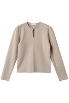 【リムアーク/RIM.ARK】のHook slim knit tops/ニット 人気、トレンドファッション・服の通販 founy(ファニー) ファッション Fashion レディースファッション Fashion for Women トップス・カットソー Cut & Sew Tops ニット Knit Tops & Sweaters カジュアルプルオーバー・ニットトップス Pullovers & Knit Tops / Casual Pullovers アクセサリー Fashion Accessories スリム Slim, Slim Fit フィット Fit, Slim Fit フロント Front, Front Design エレガント 上品 Elegant thumbnail ベージュ|ID: prp329100004342901 ipo3291000000032919175