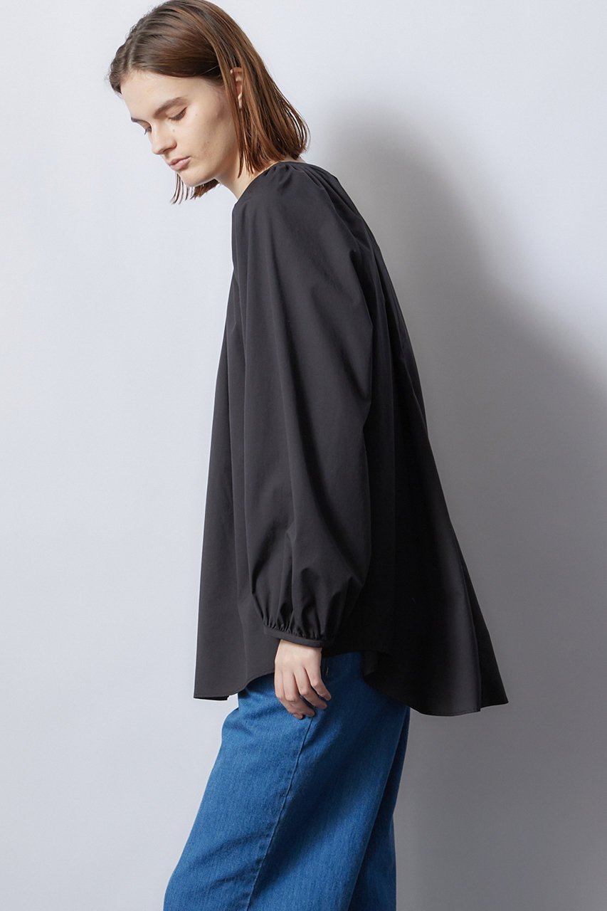 【フローレント/FLORENT】のボリュームギャザー ブラウス 人気、トレンドファッション・服の通販 founy(ファニー) 　ファッション　Fashion　レディースファッション　Fashion for Women　トップス・カットソー　Cut & Sew Tops　シャツ・ブラウス・オフィスカジュアル　Elegant Blouses & Button-Ups　おすすめ　Recommended / Our Picks　ギャザー　Gathered, Ruffled　スリーブ　Sleeve, Long Sleeve / Short Sleeve　デニム　Denim, Jeans Material　トレンド　Trend, Trending Now　ロング　Long, Long-Length　other-8|ID: prp329100004342909 ipo3291000000032877330