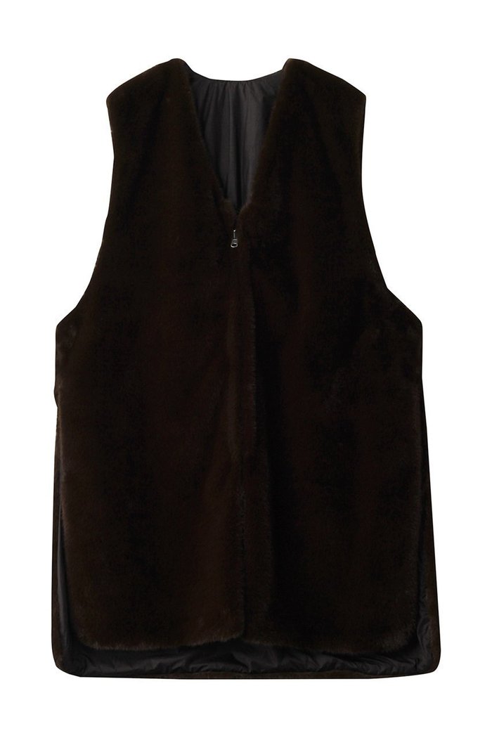 【ミズイロ インド/mizuiro ind】のfur boa reversible long vest ベスト インテリア・キッズ・メンズ・レディースファッション・服の通販 founy(ファニー) https://founy.com/ ファッション Fashion レディースファッション Fashion for Women アウター Coat / Outerwear Collection レディースジャケット・軽アウター Jackets ジャケット Jacket, Outerwear ベスト Vest, Waistcoat リバーシブル Reversible, Two-Sided ロング Long, Long-Length |ID: prp329100004342911 ipo3291000000032925091