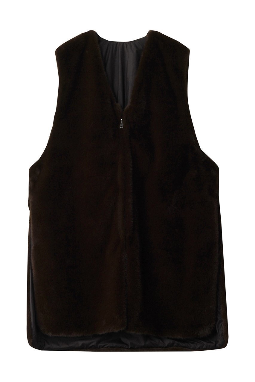 【ミズイロ インド/mizuiro ind】のfur boa reversible long vest ベスト 人気、トレンドファッション・服の通販 founy(ファニー) 　ファッション　Fashion　レディースファッション　Fashion for Women　アウター　Coat / Outerwear Collection　レディースジャケット・軽アウター　Jackets　ジャケット　Jacket, Outerwear　ベスト　Vest, Waistcoat　リバーシブル　Reversible, Two-Sided　ロング　Long, Long-Length　 other-1|ID: prp329100004342911 ipo3291000000032925091