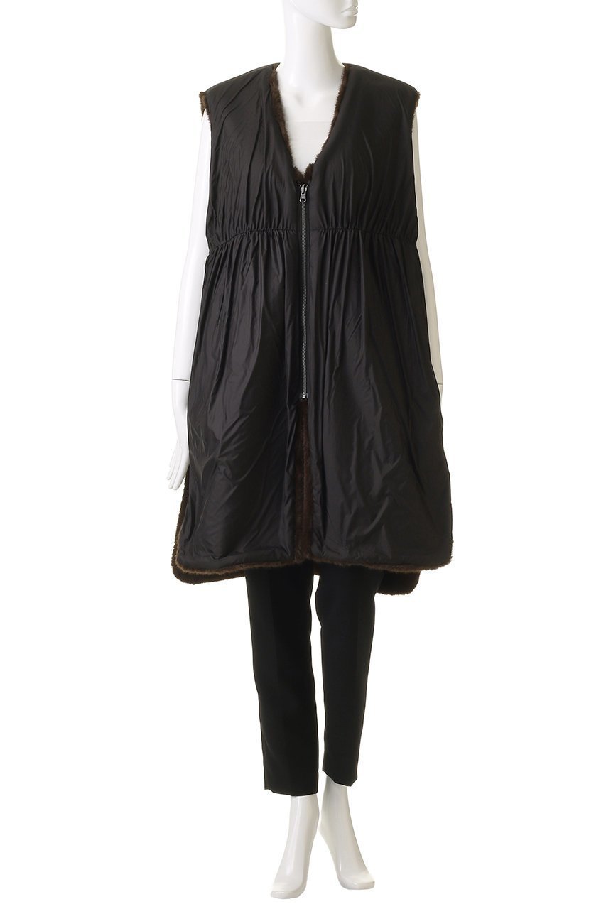【ミズイロ インド/mizuiro ind】のfur boa reversible long vest ベスト 人気、トレンドファッション・服の通販 founy(ファニー) 　ファッション　Fashion　レディースファッション　Fashion for Women　アウター　Coat / Outerwear Collection　レディースジャケット・軽アウター　Jackets　ジャケット　Jacket, Outerwear　ベスト　Vest, Waistcoat　リバーシブル　Reversible, Two-Sided　ロング　Long, Long-Length　other-6|ID: prp329100004342911 ipo3291000000035654436