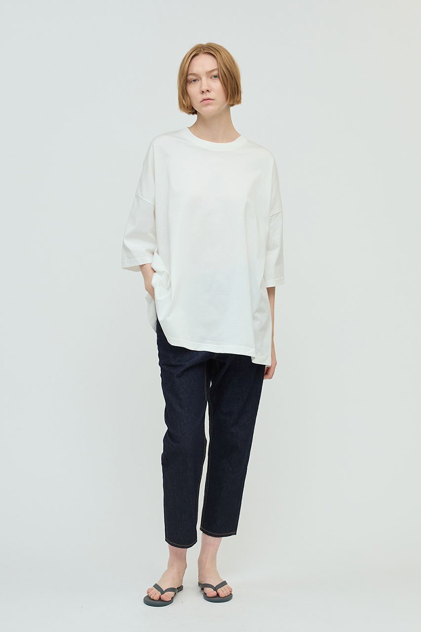 【ミズイロ インド/mizuiro ind】のcrew neck wide tunic チュニック 人気、トレンドファッション・服の通販 founy(ファニー) 　ファッション　Fashion　レディースファッション　Fashion for Women　ワンピース　Dresses　チュニック　Tunic Tops & Dresses　スラックス　Slacks, Dress Pants　チュニック　Tunic, Long Top　デニム　Denim, Jeans Material　ワイド　Wide, Wide Fit　other-6|ID: prp329100004342913 ipo3291000000032769732