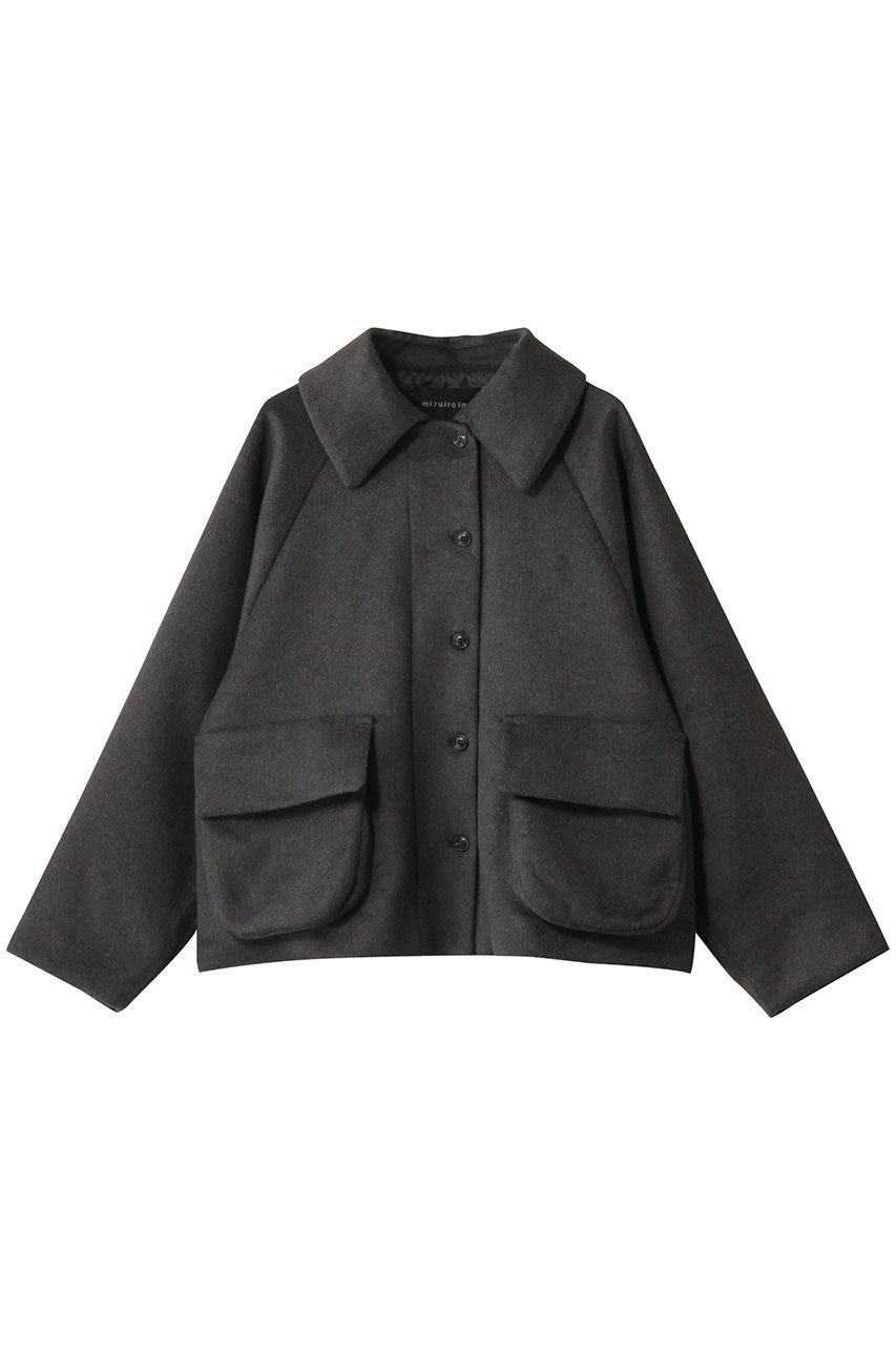 【ミズイロ インド/mizuiro ind】のwool raglan JK ジャケット インテリア・キッズ・メンズ・レディースファッション・服の通販 founy(ファニー) 　ファッション　Fashion　レディースファッション　Fashion for Women　アウター　Coat / Outerwear Collection　レディースジャケット・軽アウター　Jackets　ウォーム　Warm Fabric　コンパクト　Compact, Small Size　ジャケット　Jacket, Outerwear　スリーブ　Sleeve, Long Sleeve / Short Sleeve　フロント　Front, Front Design　ポケット　Pocket, Pocket Detail　c.gray|ID: prp329100004342915 ipo3291000000032925189